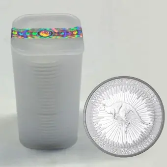 Top-Qualität Silbermünze 25 x 1oz "Känguru" aktueller Jahrgang Tube diff. (Australien)