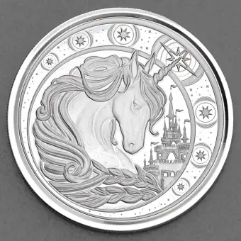 Silbermünze 1oz "Einhorn" 2023 (Ghana) Abverkauf