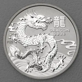 Platinmünze 1oz "Drache" 2024 Lunar III – Year of the Dragon (Australien) Premium