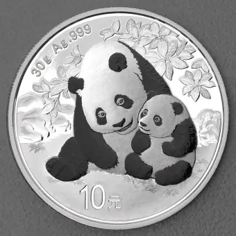 Silbermünze 30g "Panda" 2024 19% (China) Saisonangebot