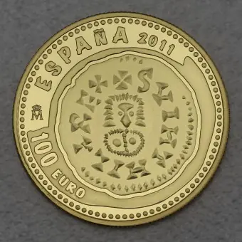 Rabatt Goldmünze 100 Euro "Westgothen" 2011 Juwelen der Numismatik (Spanien)