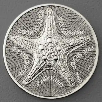 Silbermünze 1oz "Silver Star" 2023 diff. (Cook Islands) Angebot