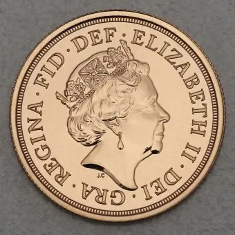Direktkauf Goldmünze 2 Sovereign "Elizabeth II." (Großbritannien)
