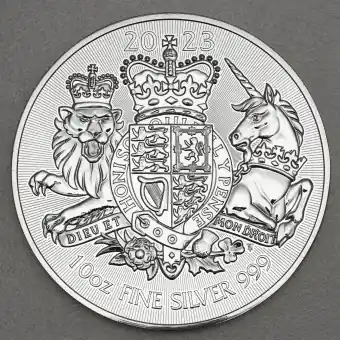 Silbermünze 10oz "The Royal Arms" 2023 (Großbritannien) Wochenendangebot