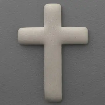 Silberbarren 100g ESG "Kreuz" 3D-Barren gegossen matt gravierbar Top-Seller