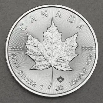 Silbermünze 1oz "Maple Leaf" verschiedene Jahrgänge 19% (Kanada) Rabatt