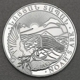 Silbermünze 1oz "Arche Noah" verschiedene Jahrgänge 19% (Armenien) Top-Qualität