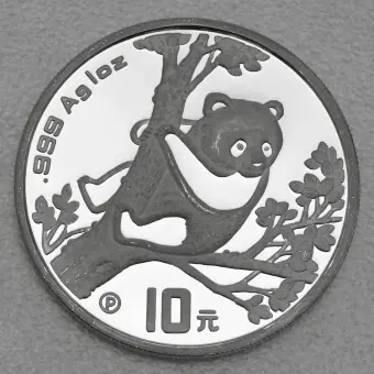 Silbermünze 1oz "Panda" 1994 (PP) (China) Aktuell