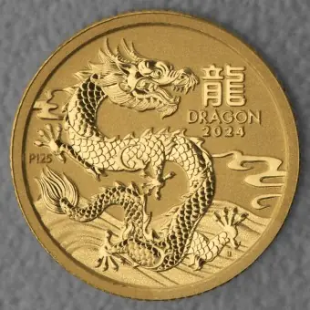 Bestpreis Goldmünze 1/20oz "Drache" 2024 Lunar III – Year of the Dragon (Australien)