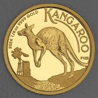 Goldmünze 1/4oz "Känguru" 2024 (PP) (Australien) Großhandel