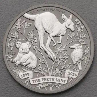 Platinmünze 1oz "The Perth Mint" 2024 125th Anniversary (Australien) Rabatt