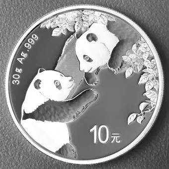 Abverkauf Silbermünze 30g "Panda" 2023 diff. (China)
