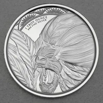 Silbermünze 1oz "Mandrill" 2022 (Kamerun) Abverkauf