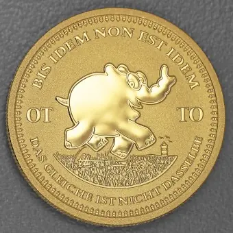 Goldmünze 1oz "Bis Idem Non Est Idem" 2024 Ottifanten – Ottirand (Tuvalu) Mengenrabatt