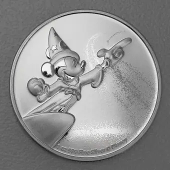 Silbermünze 1oz "Mickey Mouse Fantasia" 2019 Disney (Niue) Jetzt Bestellen