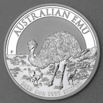 Silbermünze 1oz "Emu" 2023 diff. (Australien) Abverkauf
