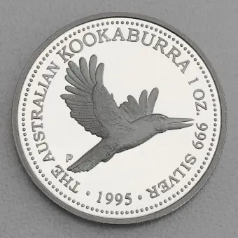 Silbermünze 1oz "Kookaburra" 1995 (PP) (Australien) Angebot