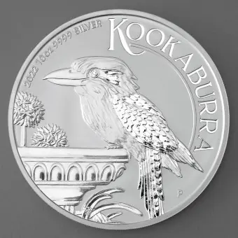 Silbermünze 10oz "Kookaburra" 2022 diff. (Australien) Garantierte Lieferung
