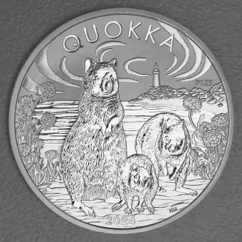 Top-Seller Silbermünze 1oz "Quokka" 2024 (Australien)