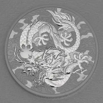 Ausverkauf Silbermünze 1oz "Dragon" 2021 Chinese Myths & Legends (Australien)