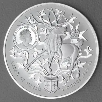 Sonderangebot Silbermünze 1oz "Australia’s Coat of Arms" 2023 Queensland diff. (Australien)