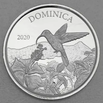 Top-Angebot Silbermünze 1oz "Hummingbird" 2020 Eastern Caribbean 8 (Dominica)