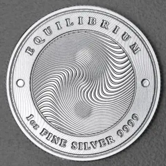 Silbermünze 1oz "Equilibrium" 2021 diff. (Tokelau) Weltweiter Versand