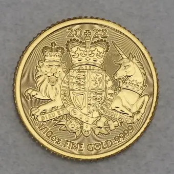 Im Trend Goldmünze 1/10oz "The Royal Arms" 2022 (Großbritannien)