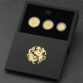 Preisreduziert Goldmünzen Sovereign "125th Anniversary" 2024 (PP) Set 3-teilig (Australien)