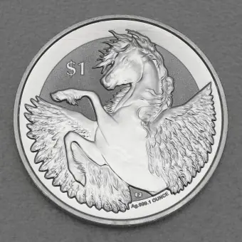 Premium Silbermünze 1oz "Pegasus" 2019 (Britische Jungferninseln)