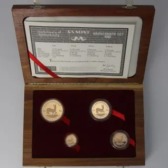Neu Im Sortiment Goldmünzen 4 x "Krügerrand" 2001 (PP) Prestige Set – 4-teilig (Südafrika)