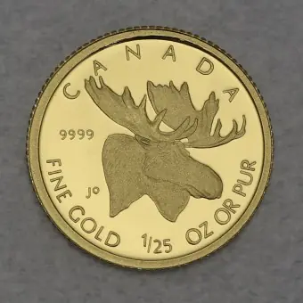 Goldmünze 1/25oz "Elch" 2004 (Kanada) Angebot