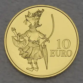 Wochenendangebot Goldmünze "10 Euro 2016" Maus Ketti (Luxemburg)