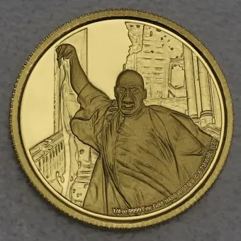 Solange Der Vorrat Reicht Goldmünze 1/4oz "Lord Voldemort" 2021 (PP) Harry Potter™ Classic (Niue)