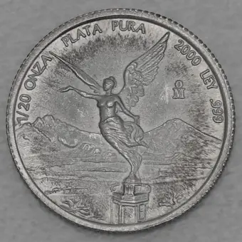 Silbermünze 1/20oz "Libertad" 2000 (Mexiko) Bestpreis