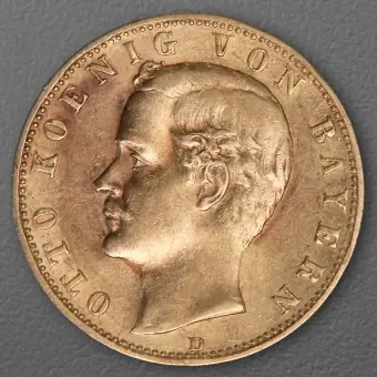 Sale Goldmünze 10 Mark "Otto" 1890-D J.199 (Bayern)