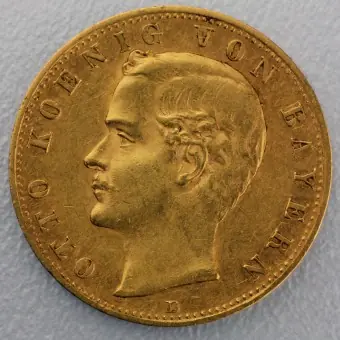Goldmünze 10 Mark "Otto" 1893-D J.199 (Bayern) Versand Am Gleichen Tag