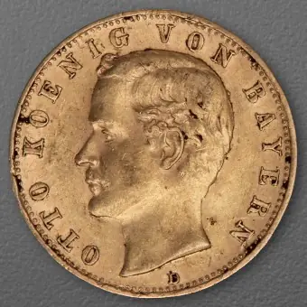 Abverkauf Goldmünze 10 Mark "Otto" 1898-D J.199 (Bayern)