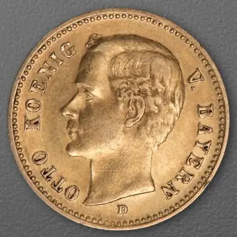 Zertifiziert Goldmünze 10 Mark "Otto" 1900-D J.201 (Bayern)
