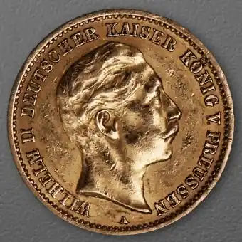 Goldmünze 10 Mark "Wilhelm II." 1910-A J.251 (Preußen) Jetzt Kaufen