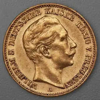 Direktkauf Goldmünze 20 Mark "Wilhelm II." 1902-A J.252 (Preußen)