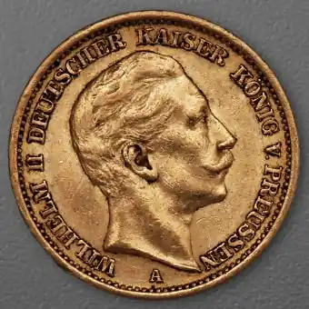 Goldmünze 20 Mark "Wilhelm II." 1907-A J.252 (Preußen) Angebot