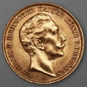 Direktkauf Goldmünze 20 Mark "Wilhelm II." 1911-A J.252 (Preußen)