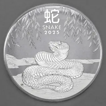 Silbermünze 1kg "Schlange" 2025 Lunar III – Year of the Snake (Australien) Sale