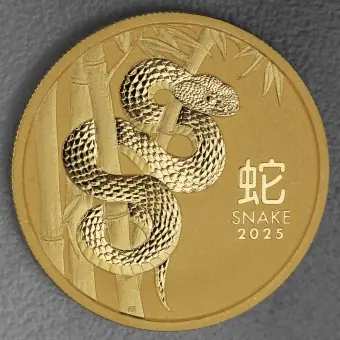 Goldmünze 1oz "Schlange" 2025 Lunar III – Year of the Snake (Australien) Direktkauf
