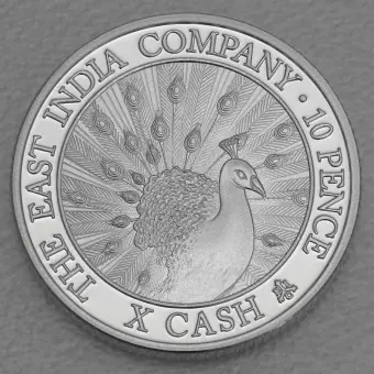 Silbermünze 1/2oz "Pfau" 2012 Cash X (St. Helena) Preisreduziert