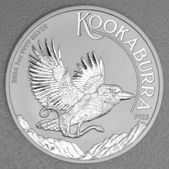Direktkauf Silbermünze 1oz "Kookaburra" 2024 diff. (Australien)