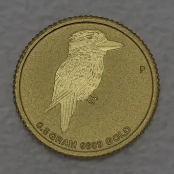 Nur Heute Goldmünze 0,5g "Australian Kookaburra" 2014 Miniature Gold Coin (Australien)