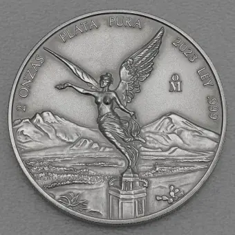 Super-Preis Silbermünze 2oz "Libertad" 2023 (Mexiko)