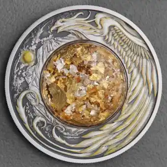 Silbermünze 2oz "Alicanto" 2024 (AF/koloriert) (Tuvalu) Angebot